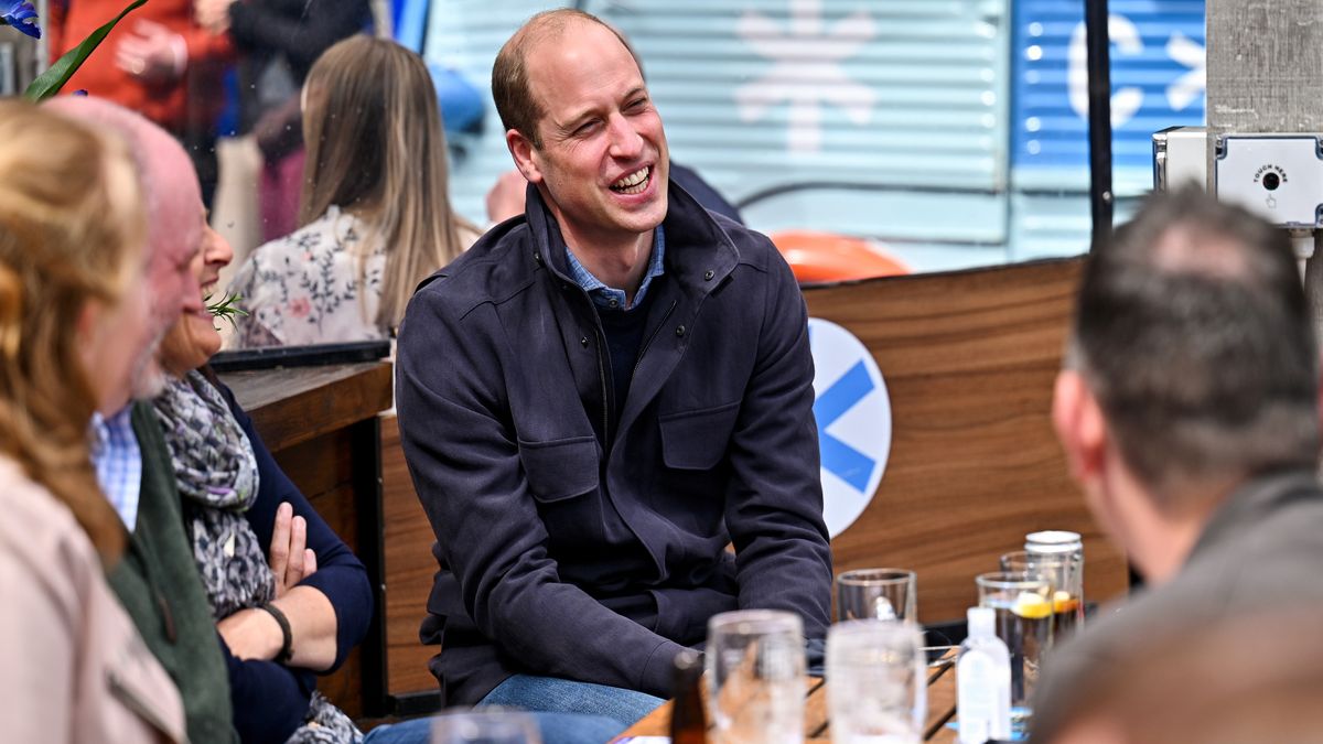 Le prince William à Cold Town House à Grassmarket