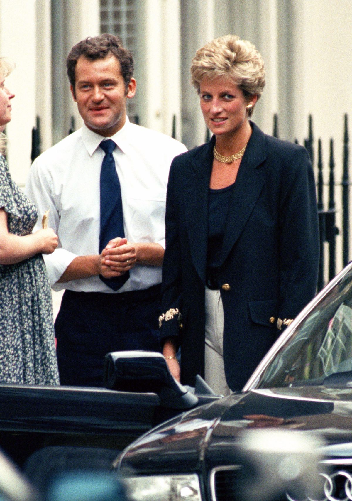 La princesse Diana et le majordome Paul Burrell