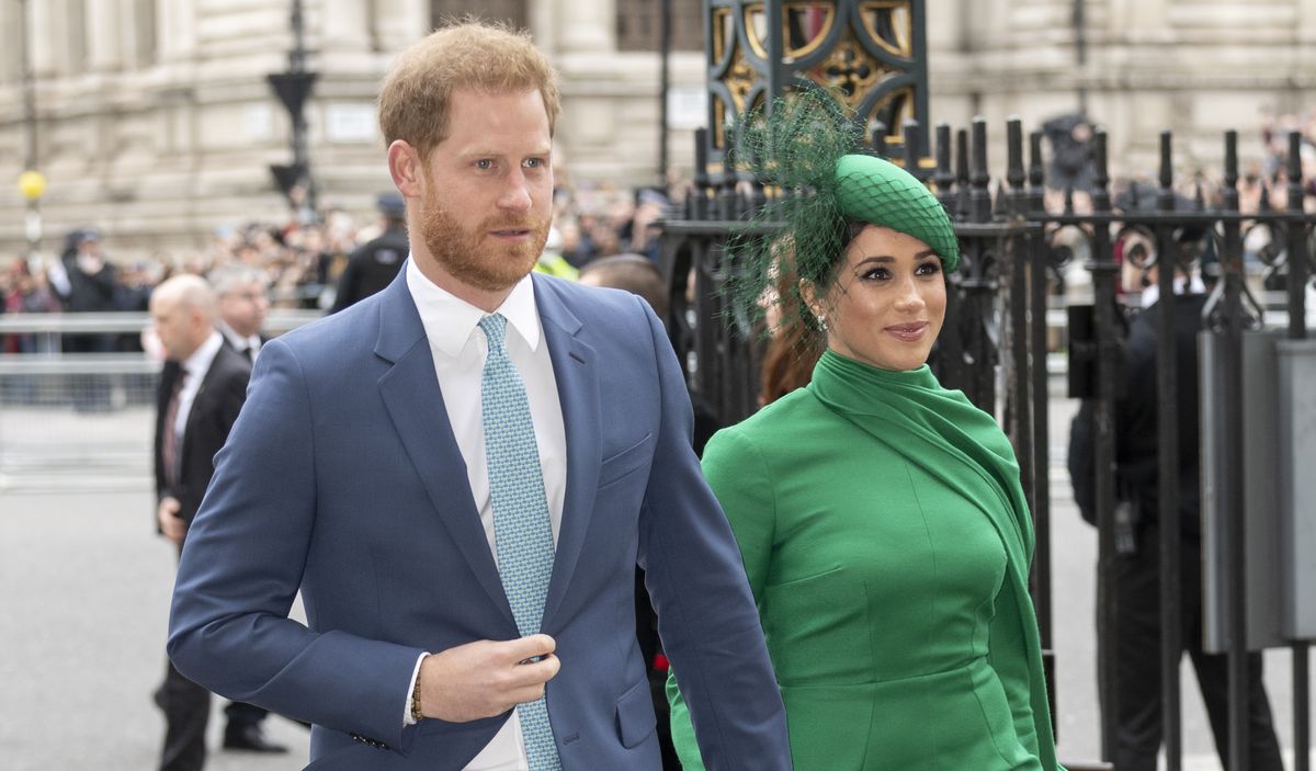Princ Harry, vojvoda zo Sussexu a Meghan, vojvodkyňa zo Sussexu, sa zúčastňujú na Dni Commonwealthu 2020 vo Westminsterskom opátstve