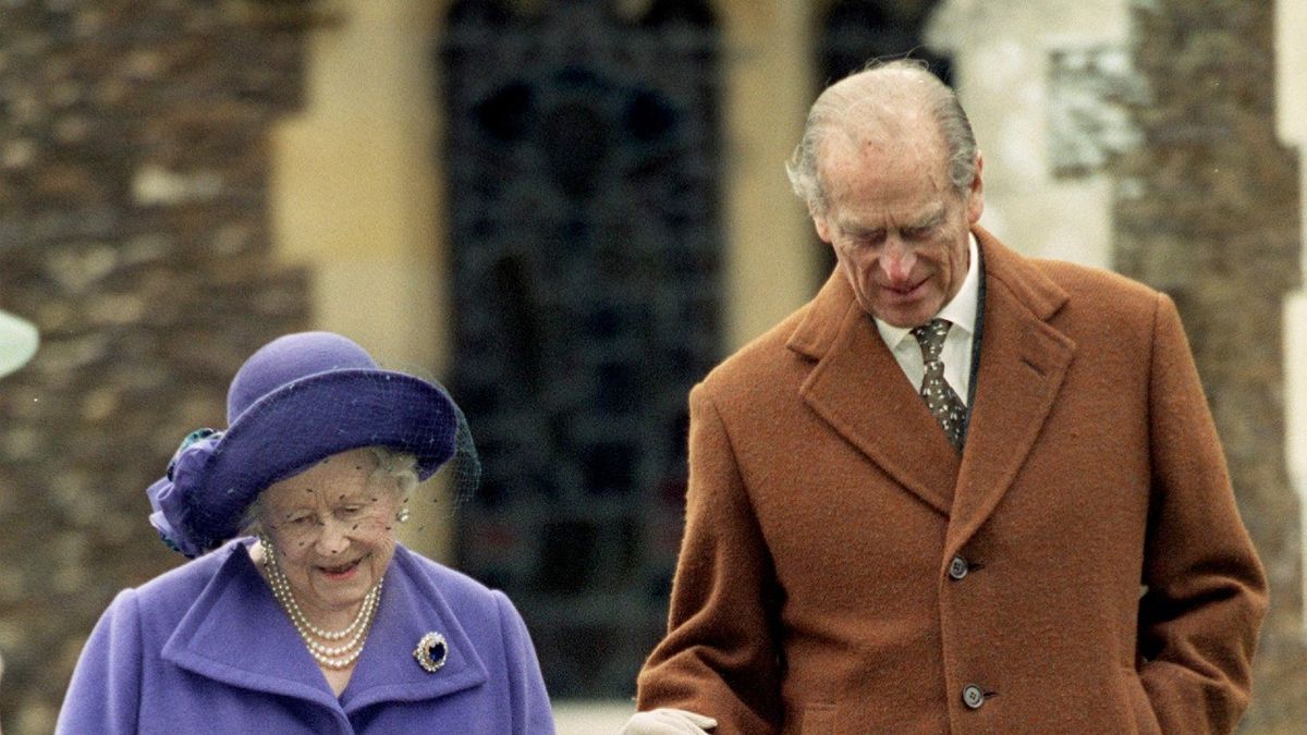 Le prince Philip et la reine mère