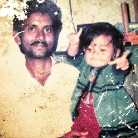 Devoleena Bhattacharjee fotografia z detstva