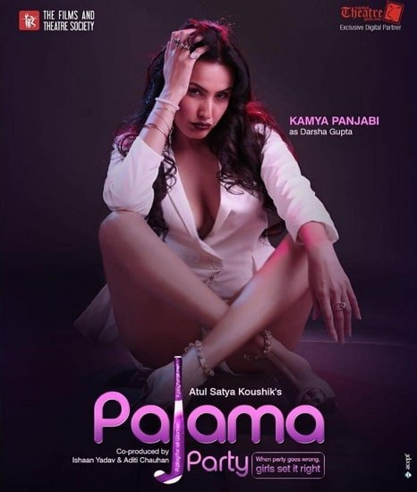   kamya punjabi in pyjama-party