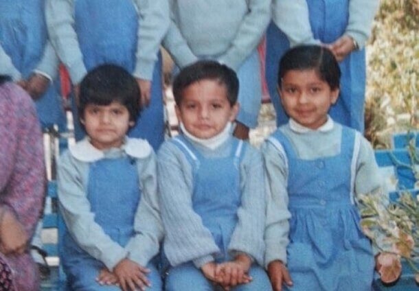 foto de infância de gaurav Taneja