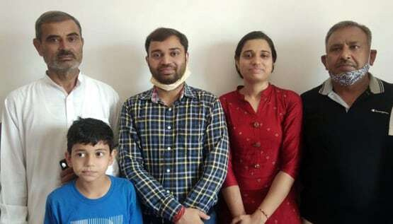 família pradeep singh