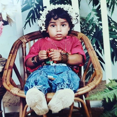 Majiziya Bhanu Kindheitsfoto