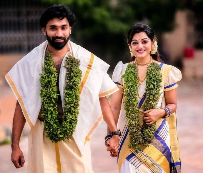 foto de casamento de meera anil