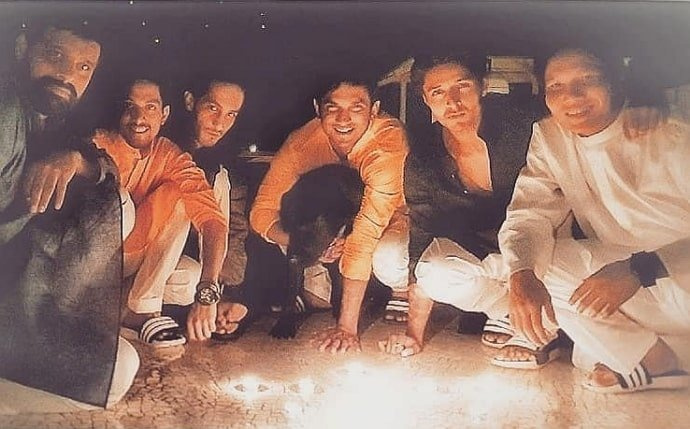 Samuel Haokip con Sushant