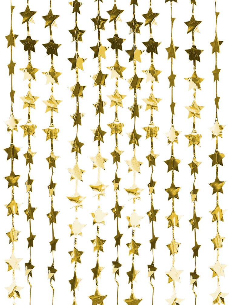 Занавес Ginger Ray Gold Star Backdrop