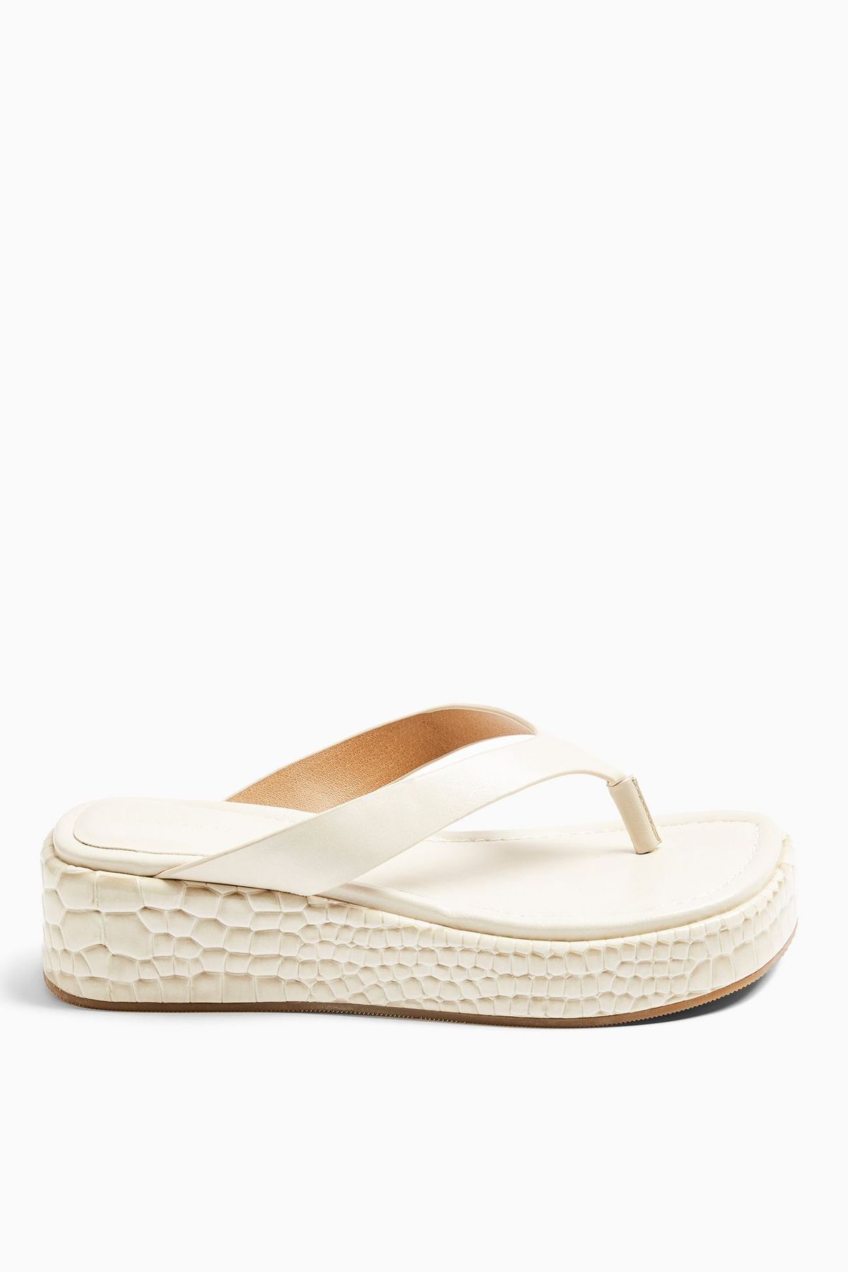 Pearla ecru klinaste mule, 25,20 funtov (36 funtov), ​​Topshop