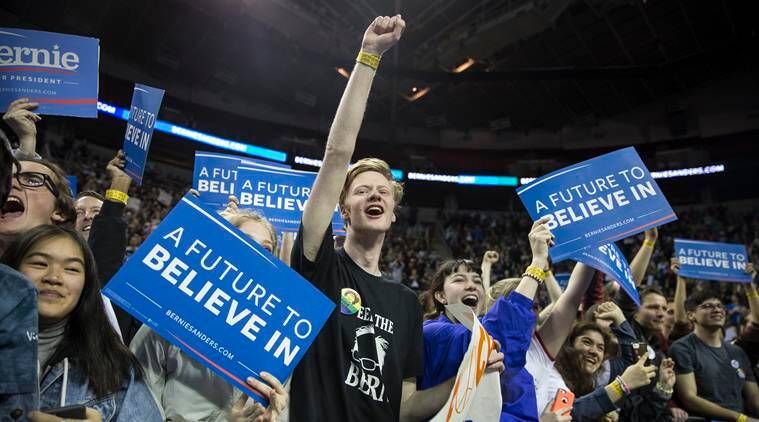 Bernie Sanders, Hillary Rodham Clinton, partido democrático, eleição presidencial dos EUA, eleições dos EUA, eleição de 2016, candidato presidencial democrata, vitória das lixadeiras de Washington, vitória da lixadeira do Alasca, vitória das lixadeiras dos EUA, notícias da eleição dos EUA, notícias dos EUA, notícias do mundo, últimas notícias